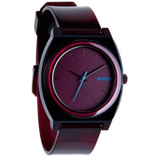 The Time Teller P Watch Translucent Burgandy One Size For Men 234257320