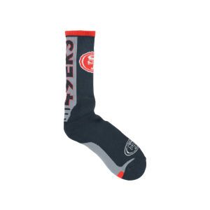 San Francisco 49ers For Bare Feet Jump Key Curve Sock