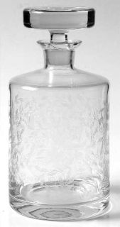 American Cut Leaves (Etched) Cordial Decanter   Etched Leaves