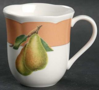 Lenox China Orchard In Bloom Accent Mug, Fine China Dinnerware   Fruit&Floral,Ba
