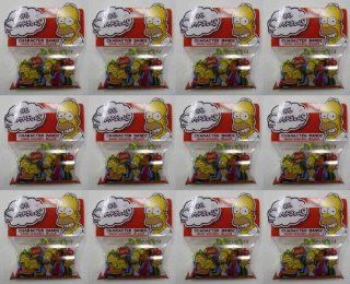 12 Pack Lot of Simpsons Moes Tavern Series 4 Logo Silly Bandz 240 Bands 