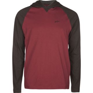 Session Mens Lightweight Hoodie Burgundy In Sizes Xx Large, Small,