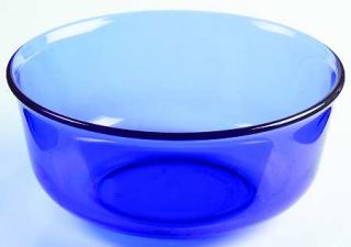 Arcoroc Saphir Fruit/Dessert (Sauce) Bowl, Fine China Dinnerware   All Blue,Glas