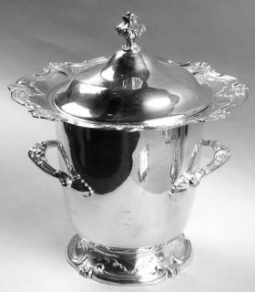 Gorham Chantilly (Slvp, Hollowware, Older) Ice Bucket with Lid   Silverplate, Ho