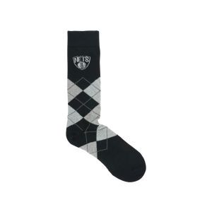 Brooklyn Nets For Bare Feet Argyle Dress Sock