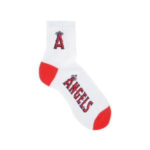 Los Angeles Angels of Anaheim For Bare Feet Ankle White 501 Sock