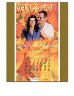 80 Save the Date Cards   Autumn Splendor  Greeting Cards 