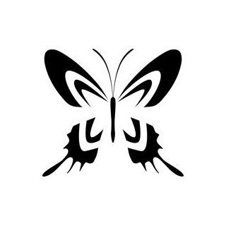 Two Tone Swallowtail Butterfly Stencil   48 inch (at longest point)   10 mil medium duty