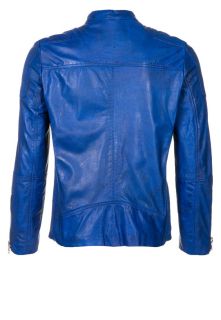 Freaky Nation DAVIDSON   Leather jacket   blue