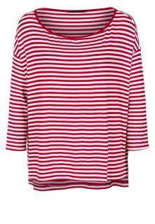 Sisley   STRIPED OVERSIZED   Long sleeved top   red