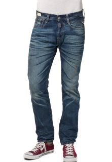 Replay   NEWDOC LASERBLAST   Slim fit jeans   blue