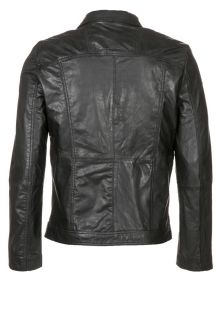 Freaky Nation TWISTER   Leather jacket   black