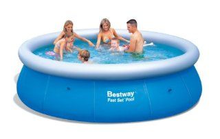 Bestway 12 Foot by 36 Inch Fast Set Round Pool Set  Patio, Lawn & Garden