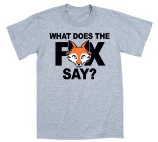 USA Screen Print Direct Men's What Does the Fox Say? Hip T Shirt at  Mens Clothing store Fashion T Shirts