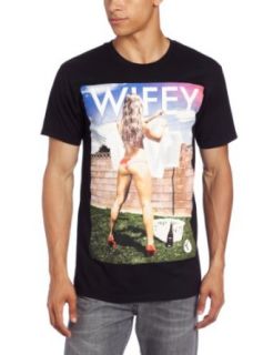 Two In The Shirt Men's Clothes Pin Wifey Tee, Black, Small at  Men�s Clothing store