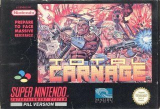 Total Carnage   Nintendo Super NES Video Games