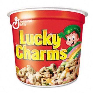 Lucky Charms Cereal Single Serve 6 1.3oz Cups  Grocery & Gourmet Food