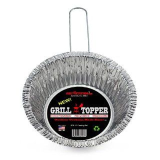 NEW 9" Grill Topper Disposable Cooking Pot   3 Pk    Patio, Lawn & Garden
