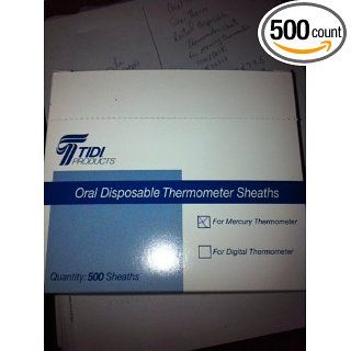 Thermometer Sheats Oral For mercury thermometers 500/box