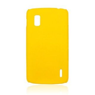 Sanheshun Hard PC Back Case Cover Skin Compatible with LG E960 Google Nexus 4 Color Yelow Cell Phones & Accessories