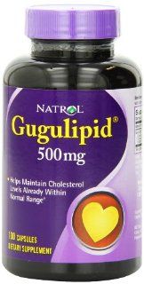 Natrol Gugulipid 500 mg Capsules, 100 Count Health & Personal Care