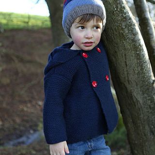 baby garter stitch jacket by picaloulou