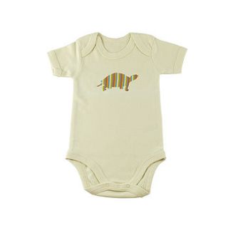 tortoise organic bodysuit by asolon