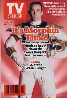TV Guide June 24 30, 1995 (It's Morphin Time What Every Parent Needs To Know About The Power Rangers' Hot New Movie; Martina Navratilova and Wimbledon The Love Affair Continues; The Real World MTV's Popular Living Soap Opera Moves to London,