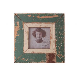 square reclaimed wood frame by redpaperstar