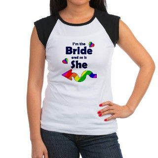 Bride and She, Left Arrow, Dark T Shirt by JewishAlly