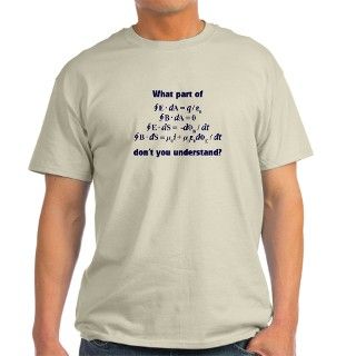 Maxwells Equations T Shirt by extremelysmart