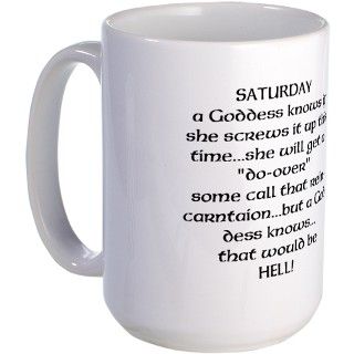 Saturday Goddess Mug by orishatreasures