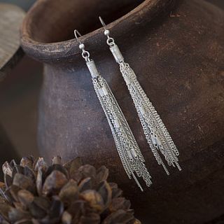 bead tassel earrings by tutti&co