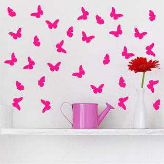 butterfly peel and stick stickers by parkins interiors