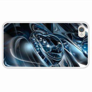 Tailor Iphone 4 4S 3D Alloy Light Shape Abstract Figures Of Boyfriend Present White Case Cover For Everyone Cell Phones & Accessories