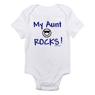 My Aunt Rocks Infant Bodysuit by jadeddesigns