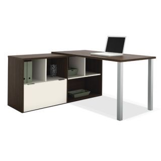 Contempo U Shaped Desk with Storage Hutch