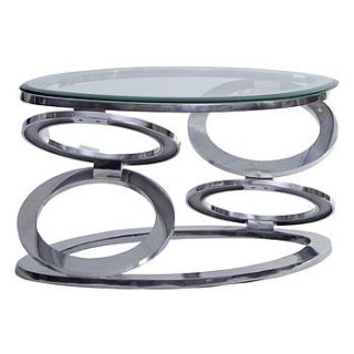 mirrored hoops coffee table by out there interiors