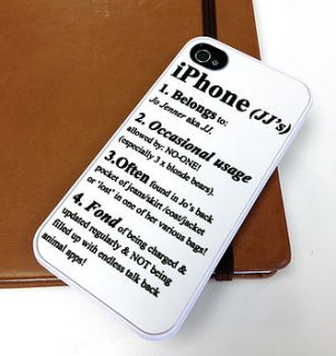 personalised definition case for iphone by 3 blonde bears