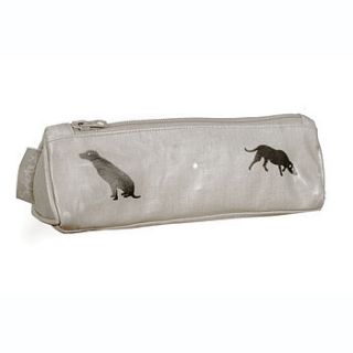 labrador oilcloth accessory pencil case by sophie allport