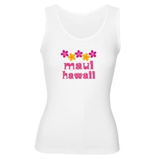 Maui Hawaii Flowers Womens Tank Top by hometownshirt