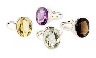 oval cocktail ring price reduction 40% by sharon mills jewellery