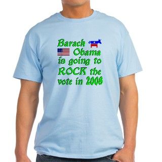 Barack Rock the Vote T Shirt by TShirtDotCom
