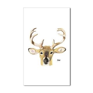 Deer Antler Rectangle Decal by 1withnature