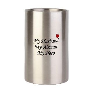 My Husband, My Airman, My Hero Bottle Wine Chiller by Admin_CP1461405