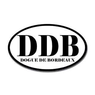 DDB Abbreviation Dog de Bordeaux Decal by menageriemayhem