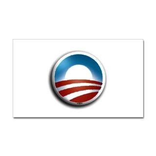 Obama Button Logo Rectangle Decal by Pres_Obama_