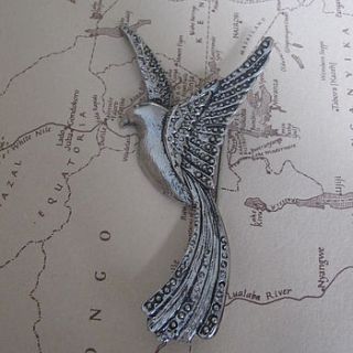 vintage bird brooch by molly & pearl