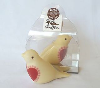 white chocolate love bird by clifton cakes