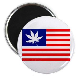 AMERICANNABIS FLAG.Magnet by americannabis